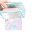 Ver imagem 2 de Escova Saboneteira 2x1 Multifunçao Dispenser Lava Esfrega