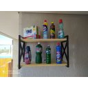 Ver imagem 2 de Prateleira Decorativa modelo x Estilo Industrial com 20cm de profundidade e 60 de comprimento