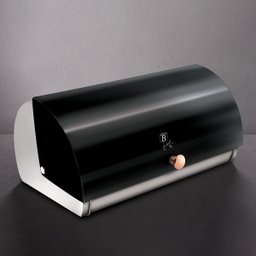 Porta Pão com Tampa 38cm Black Rose Gold Berlinger Haus - 6