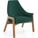 Ver imagem 1 de Poltrona Decorativa Sakura L02 Bouclê Verde - Lyam Decor