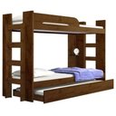 Ver imagem 1 de Beliche Infantil com Cama Auxiliar - 125-canion - Star Móveis