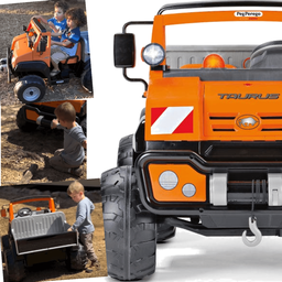 Caminhão Eletrico com Caçamba Gancho Peg Perego Taurus 12v - 4