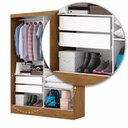 Ver imagem 6 de Guarda-roupa Belem Premium 2 Portas de Correr 2 Gavetas com Espelho