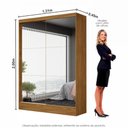 Ver imagem 3 de Guarda-roupa Belem Premium 2 Portas de Correr 2 Gavetas com Espelho