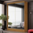 Ver imagem 2 de Guarda-roupa Belem Premium 2 Portas de Correr 2 Gavetas com Espelho