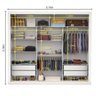 Guarda-Roupa Casal com Espelho 3 Portas de Correr Ilheus Plus Espresso Móveis - 5
