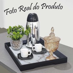 Bandeja Café Decorativa Bar Entrada Mesa Enfeite Recepção:bandeja Bebida Café Bar Pequena Decorativa - 4
