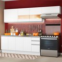 Ver imagem 1 de Armário de Cozinha Completa 280cm Branco Marcela Madesa 03