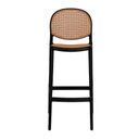 Ver imagem 3 de Banqueta Gourmet Alta 47cm X 76cm Polipropileno Rattan 2 Un Cor:preto
