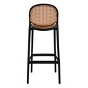 Ver imagem 6 de Banqueta Gourmet Alta 47cm X 76cm Polipropileno Rattan 2 Un Cor:preto