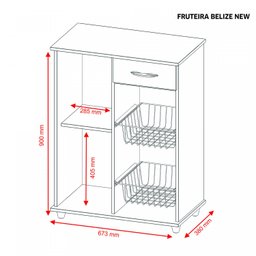 Armário Fruteira para Cozinha Belize  - 3