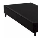 Ver imagem 3 de Cama Box Solteiro Sintético Xerife Móveis Preto 40x88x188