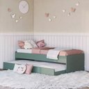 Ver imagem 7 de Cama Solteiro Bicama com Cama Auxiliar 194x83 Cm20 Verde Dtall