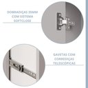 Ver imagem 7 de Gabinete para Banheiro 80cm com 1 Porta 2 Gavetas e Cuba de Embutir Copenhague