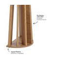 Ver imagem 4 de Mesa Ripada Oval180 Cm - Off White/freijó