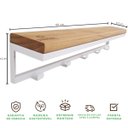 Ver imagem 6 de Kit Sapateira Sd 5001-60 + Cabideiro 5004 Branco