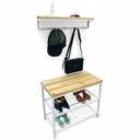 Ver imagem 1 de Kit Sapateira Sd 5001-60 + Cabideiro 5004 Branco