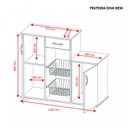 Ver imagem 3 de Armário Fruteira para Cozinha Diva 2019