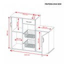 Ver imagem 3 de Armário Fruteira para Cozinha Diva 2019