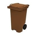 Ver imagem 5 de Lixeira Contentor Plastico Tipo Gari 240 Litros Cor:marrom