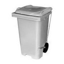 Ver imagem 6 de Lixeira Contentor Plastico Tipo Gari 240 Litros Cor:marrom