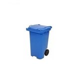 Ver imagem 1 de Lixeira Contentor Plastico Tipo Gari 240 Litros Cor:marrom