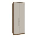 Ver imagem 1 de Guarda Roupa Modulado 02 Portas 03 Gavetas 234cm de Altura Setiba - Jequitibá/Offwhite