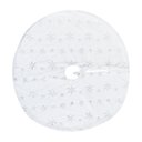 Ver imagem 5 de Saia para Árvore de Natal de Veludo Pelo Alto Branco 90cm