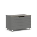 Ver imagem 3 de Baú Brinquedo Toy MDF com Tampa Cinza 51701 Matic