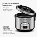 Ver imagem 3 de Panela Elétrica de Arroz Mondial Pratic 10i Premium Preto/inox 700w 127v - Pe-42-10x