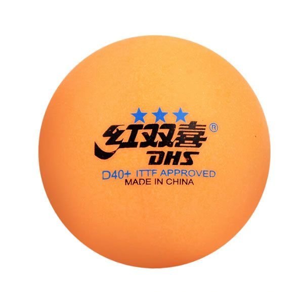 10 Bolas Tênis de Mesa Dhs 40+ Profissional 3 Estrelas:laranja - 3