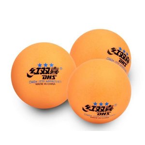 10 Bolas Tênis de Mesa Dhs 40+ Profissional 3 Estrelas:laranja