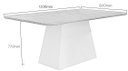 Ver imagem 2 de Mesa de Jantar Slim Retangular Tampo MDF/Vidro 120cm Pampulha New Moveis Leifer Braúna/Chumbo, Copo