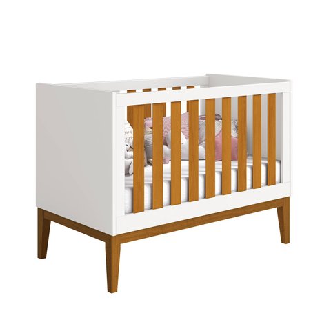 Berco Noah Classic Branco Fosco com Savana - Moveisaqui