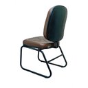 Ver imagem 3 de Poltrona Cadeira Escritório Diretor Fixa Costurada Base Ski