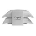 Ver imagem 1 de Jogo de Cama 300 Fios Bambu Kacyumara Capri Cinza Queen