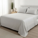 Ver imagem 2 de Jogo de Cama 300 Fios Bambu Kacyumara Capri Cinza Queen