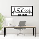 Ver imagem 2 de Quadro Cabeleireiro 60cmx29cm - Cria Arte Laser Preto