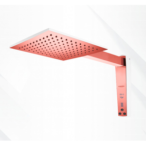 Chuveiro Acqua Century Branco | Rose Gold 220v