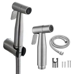 Ducha Higienica Chuveirinho Banheiro Box Lavabo Mangueira Flexivel Higiene Limpeza Acessorio Suporte - 1