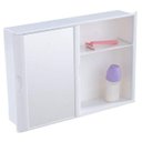 Ver imagem 7 de Armário Plástico Versátil Porta de Correr 28,6 x 41 x 9,6 cm Branco