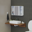 Ver imagem 1 de Armário Plástico Versátil Porta de Correr 28,6 x 41 x 9,6 cm 