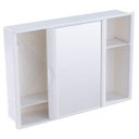Ver imagem 4 de Armário Plástico Versátil Porta de Correr 28,6 x 41 x 9,6 cm Branco