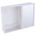 Ver imagem 6 de Armário Plástico Versátil Porta de Correr 28,6 x 41 x 9,6 cm Branco