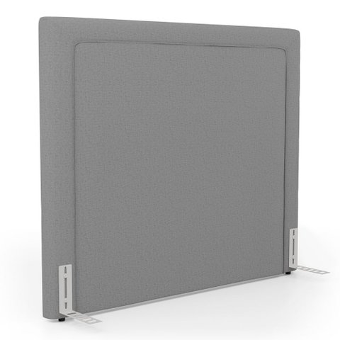 Cabeceira Cama Box King Size Alba 195cm com Frame Linho Cinza - Desk Design