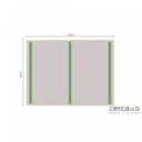 Ver imagem 5 de Kit Cabeceira Estofada em Placas para Cama Solteiro 12 Peças Cercatto