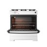 Fogão Esmaltec 5 Bocas Ideal Master Mesa Inox Tampa de Vidro Forno 84 Litros Branco T5itb Bivolt - 7