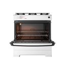 Ver imagem 7 de Fogão Esmaltec 5 Bocas Ideal Master Mesa Inox Tampa de Vidro Forno 84 Litros Branco T5itb Bivolt