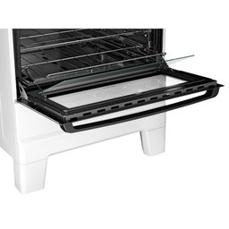 Fogão Esmaltec 5 Bocas Ideal Master Mesa Inox Tampa de Vidro Forno 84 Litros Branco T5itb Bivolt - 6 Fogão Esmaltec 5 Bocas Ideal Master Mesa Inox Tampa de Vidro Forno 84 Litros Branco T5itb Bivolt - 6