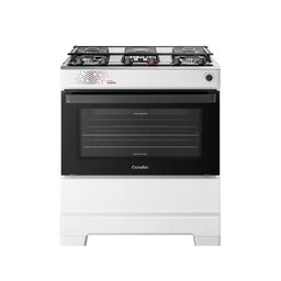 Fogão Esmaltec 5 Bocas Ideal Master Mesa Inox Tampa de Vidro Forno 84 Litros Branco T5itb Bivolt - 1 Fogão Esmaltec 5 Bocas Ideal Master Mesa Inox Tampa de Vidro Forno 84 Litros Branco T5itb Bivolt - 1